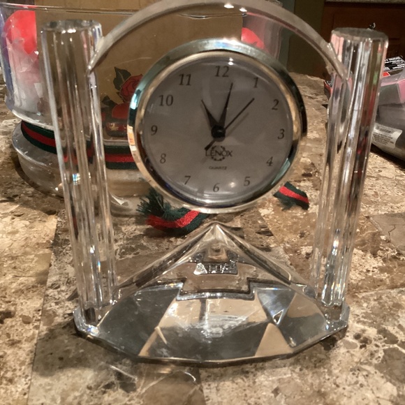 Lenox Crystal Clock